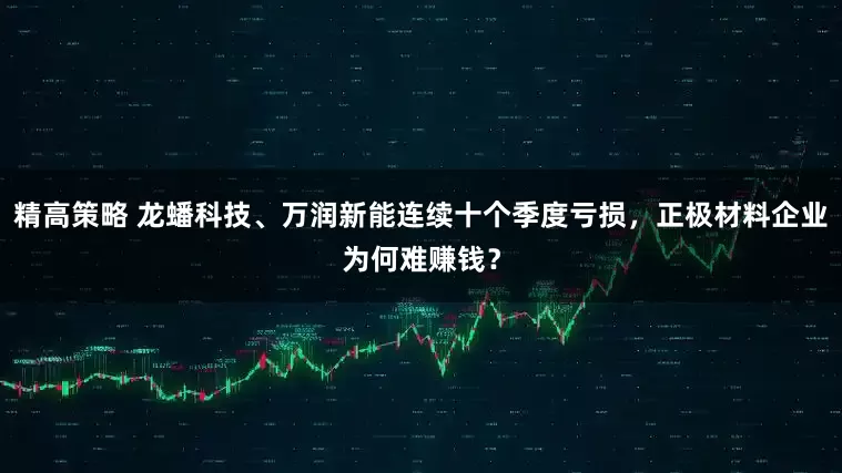 精高策略 龙蟠科技、万润新能连续十个季度亏损，正极材料企业为何难赚钱？
